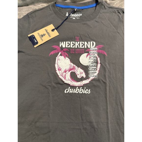 NWT Chubbies The‎ 70's Sun, Palm & Wave Tee T-Shirt Causal - Picture 4 of 5